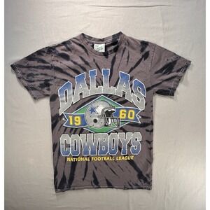Dallas Cowboys Women's T-shirt Size Small Blue Tie-Dye Classic NFL Football‎ Tee